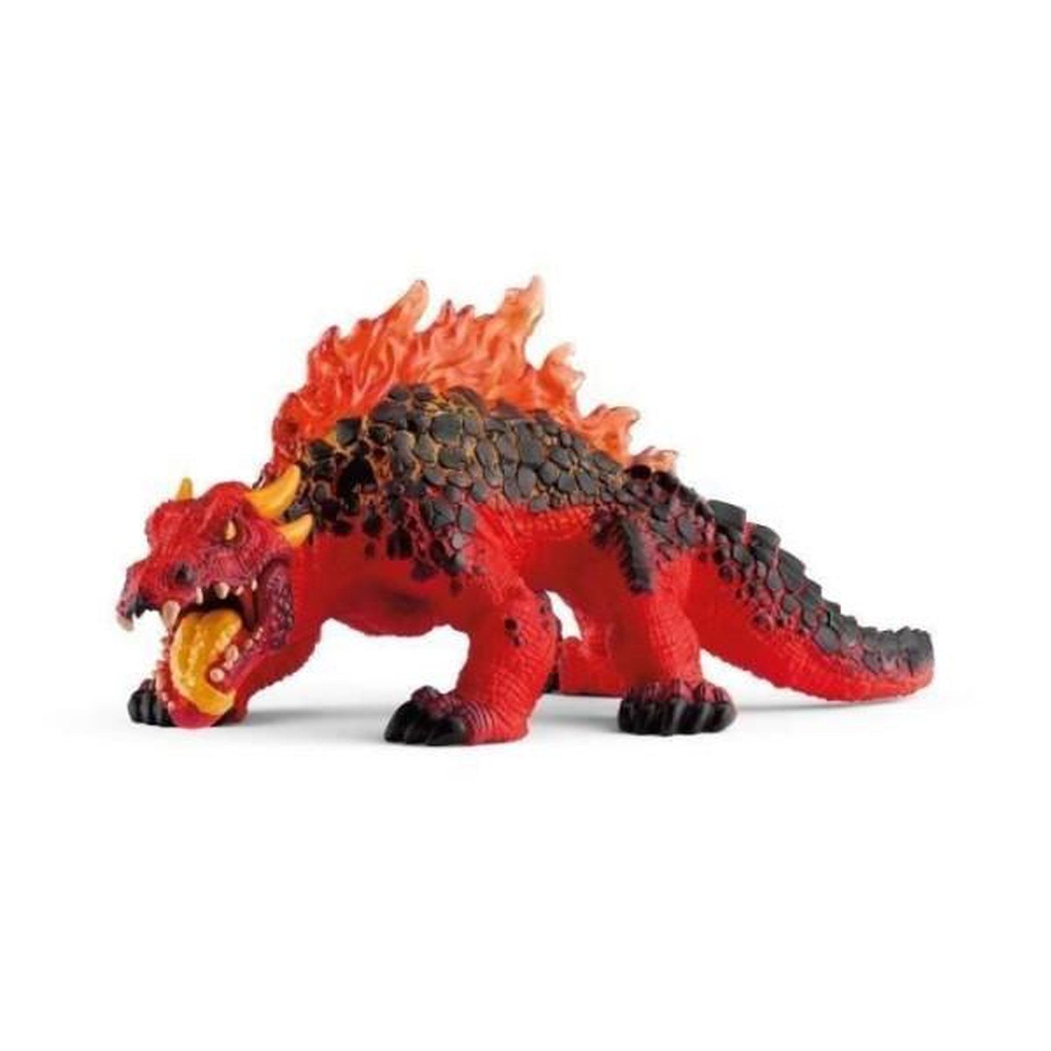 Schleich Lezard de lave - figurine schleich réaliste - monstre de lave mythique et féroce - figurine lézard hautement détaillée pour