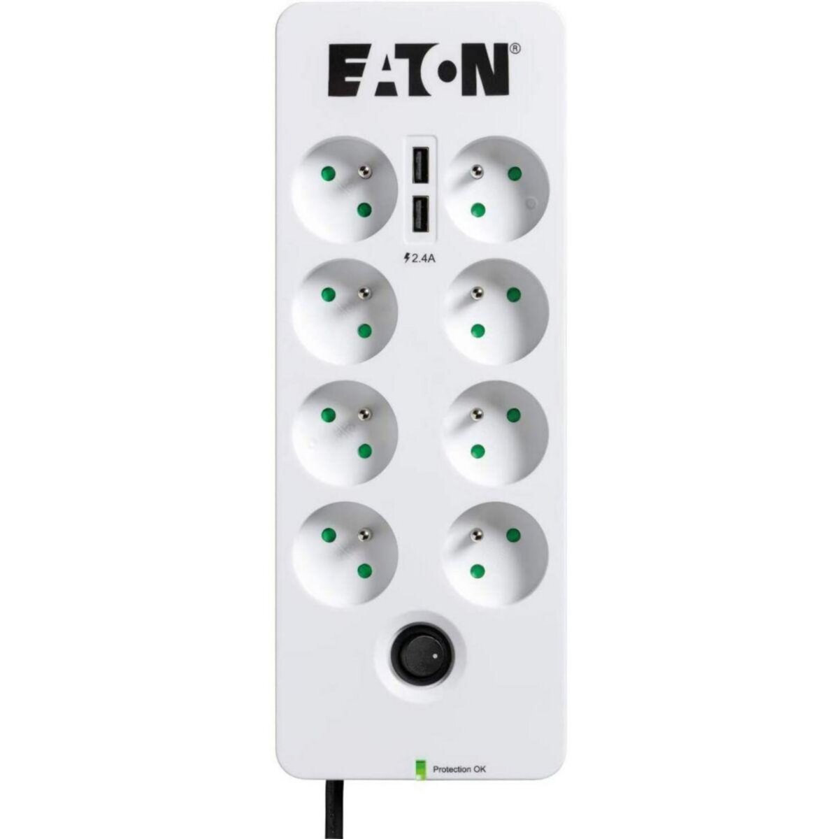Eaton Parafoudre 8 prises parafoudres + 2 USB