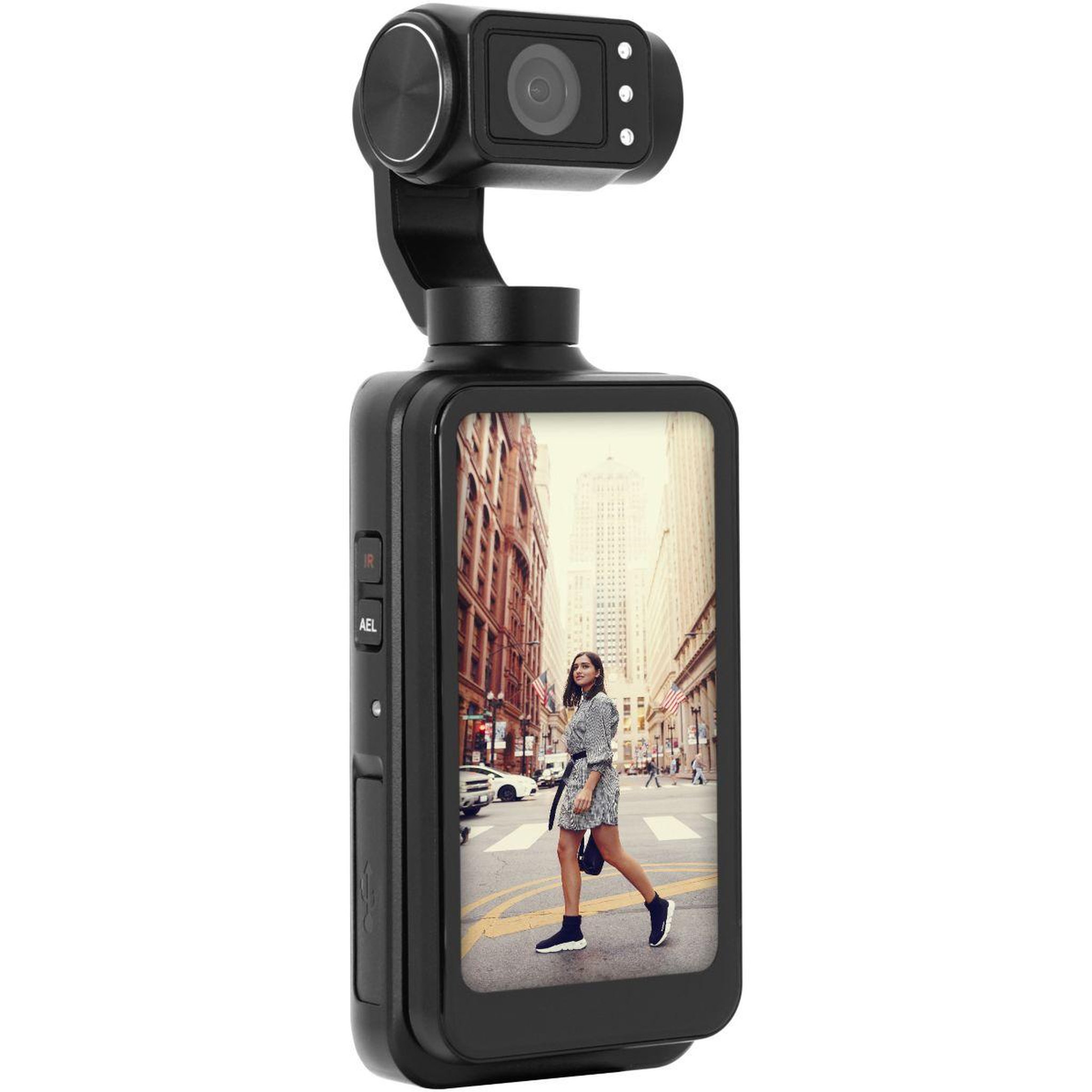 Voir la diapositive 4 : Agfa Caméra sport Gimbal 4K Realimove MC3X