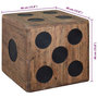 Voir la diapositive 6 : VIDAXL Boîte de rangement Bois Mindi 40x40x40 cm Design Des