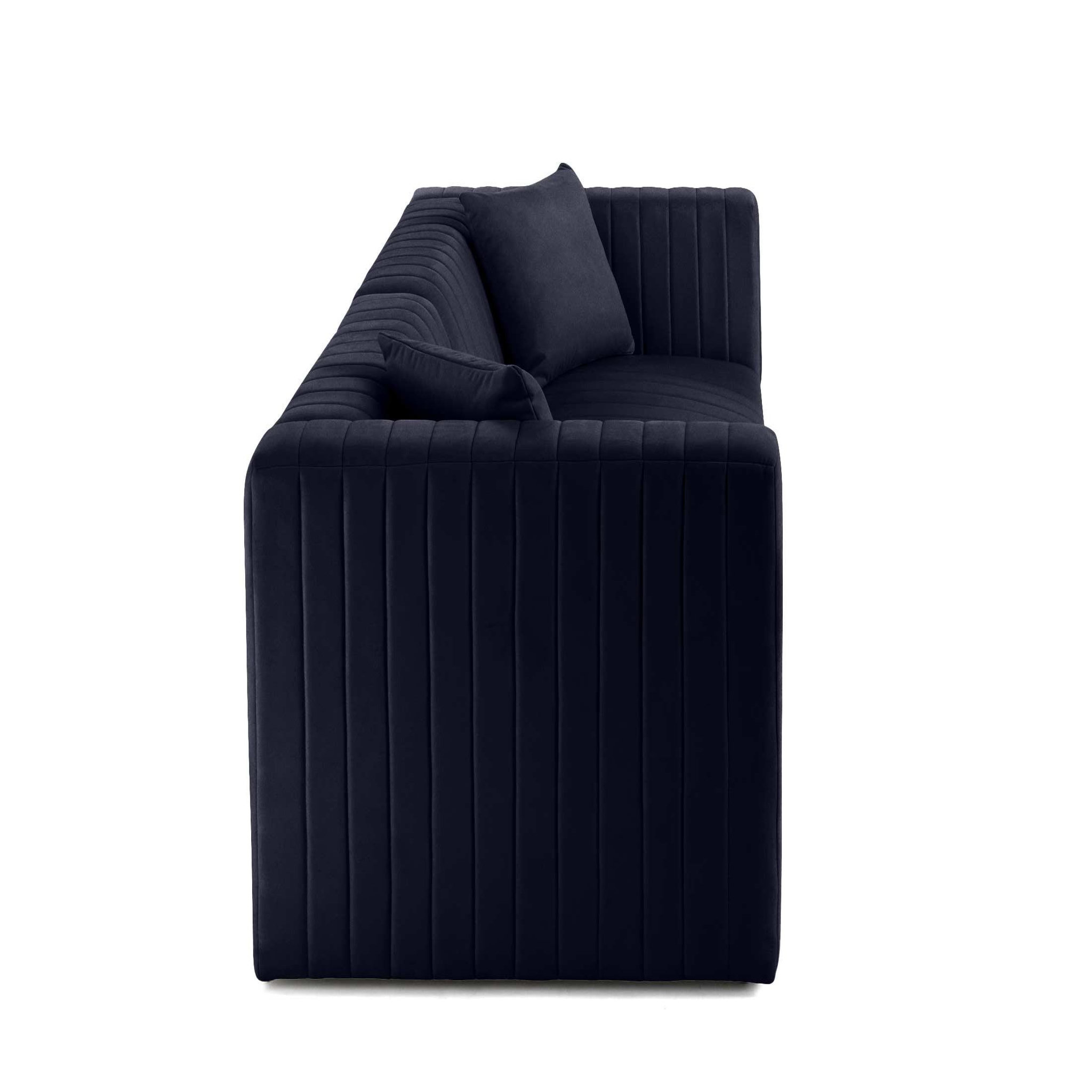 Voir la diapositive 4 : LISA DESIGN Nova - canapé modulable 2 places - en velours
