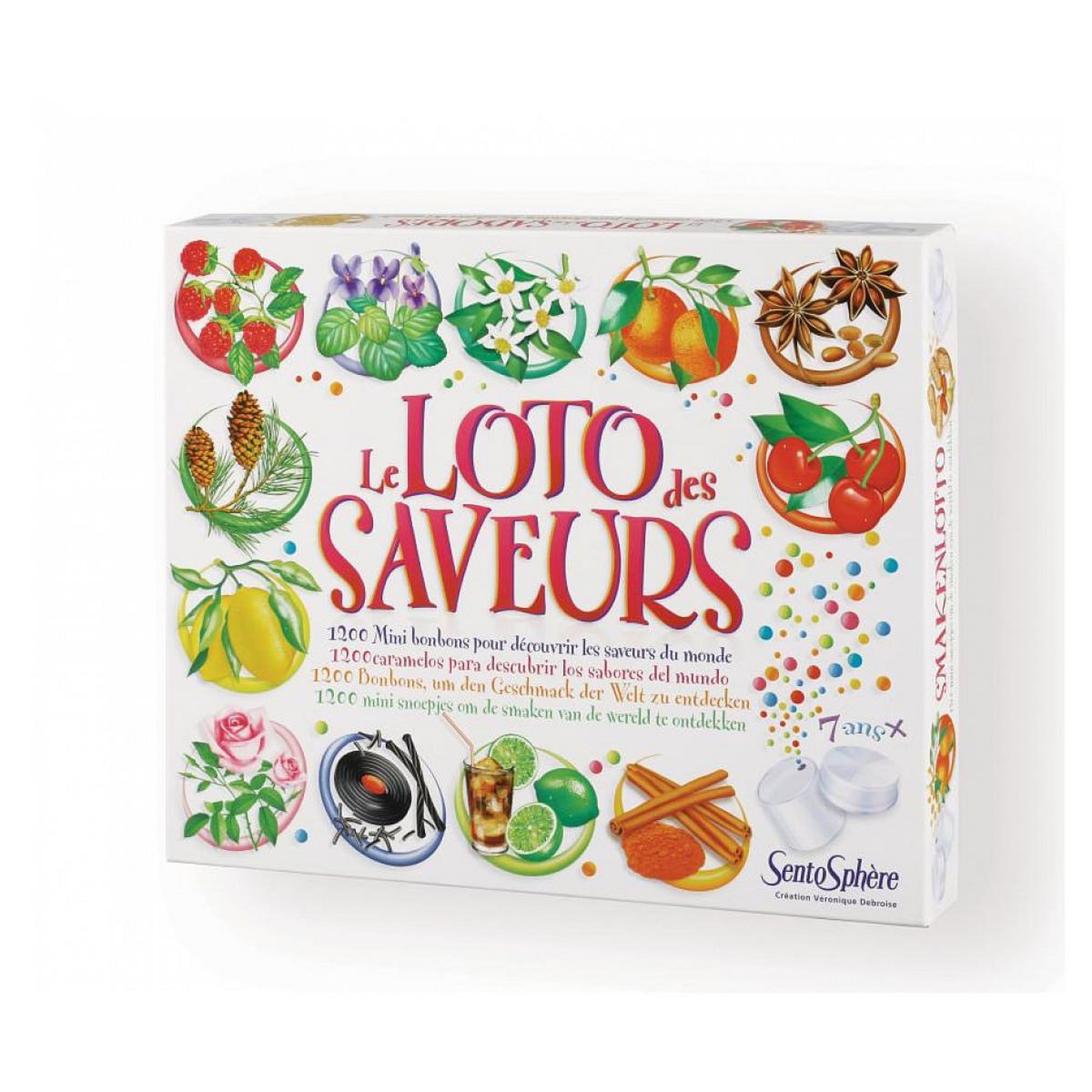 Sentosphere Le Loto des Saveurs Sensorielle - Jeu Gustatif Amusant