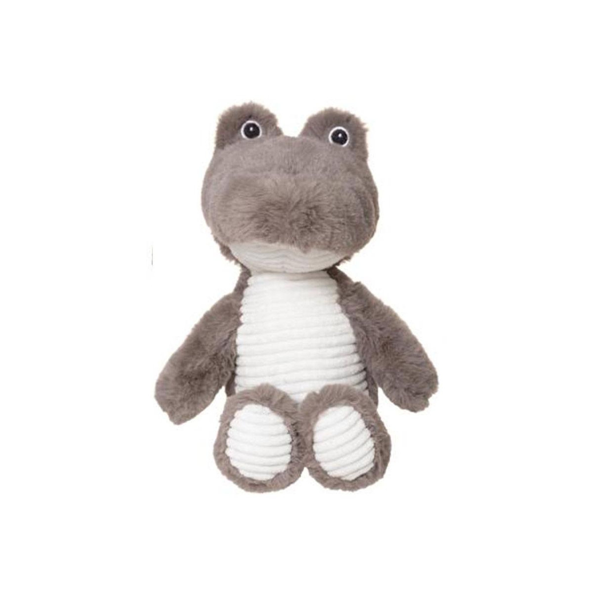 Voir la diapositive 2 : Atmosphera Kids Peluche enfant déco  croco  30cm gris