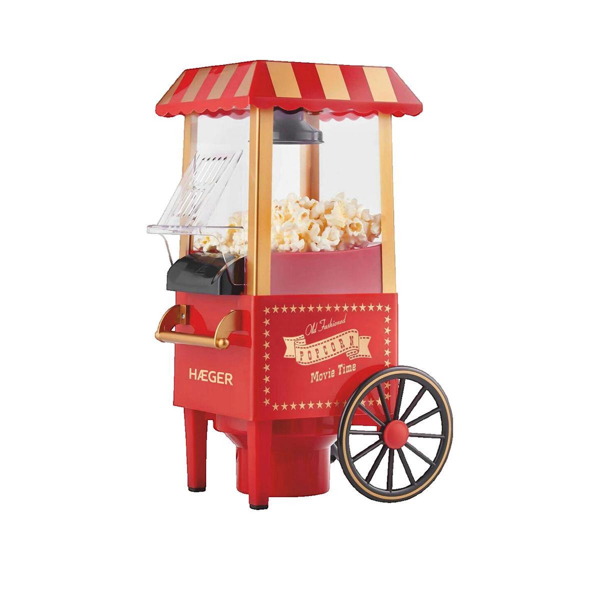 HAGER Appareil à popcorn haeger 5608475024900 rouge vintage