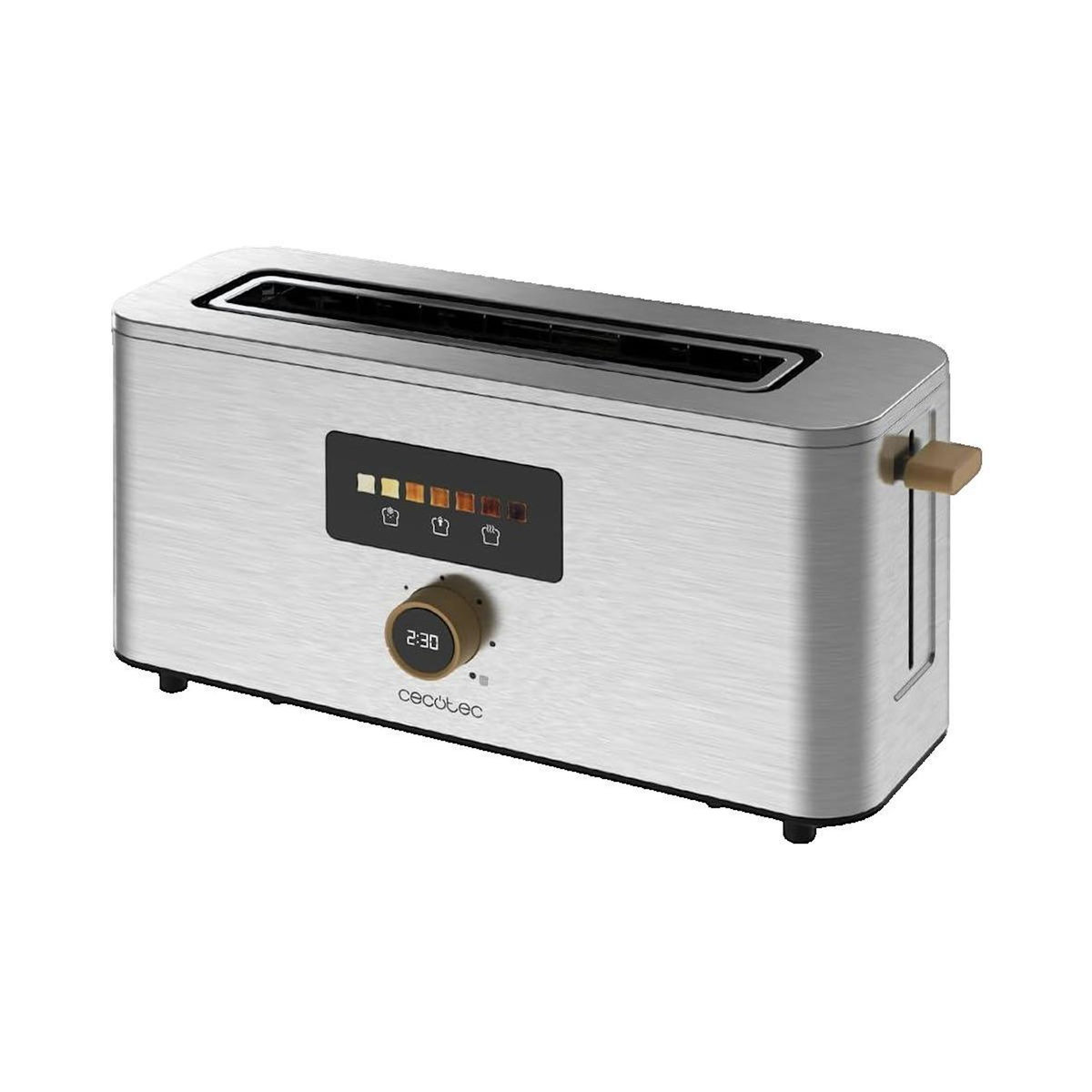 CECOTEC Grille-pain Cecotec Touch&Toast Extra Acier inoxydable