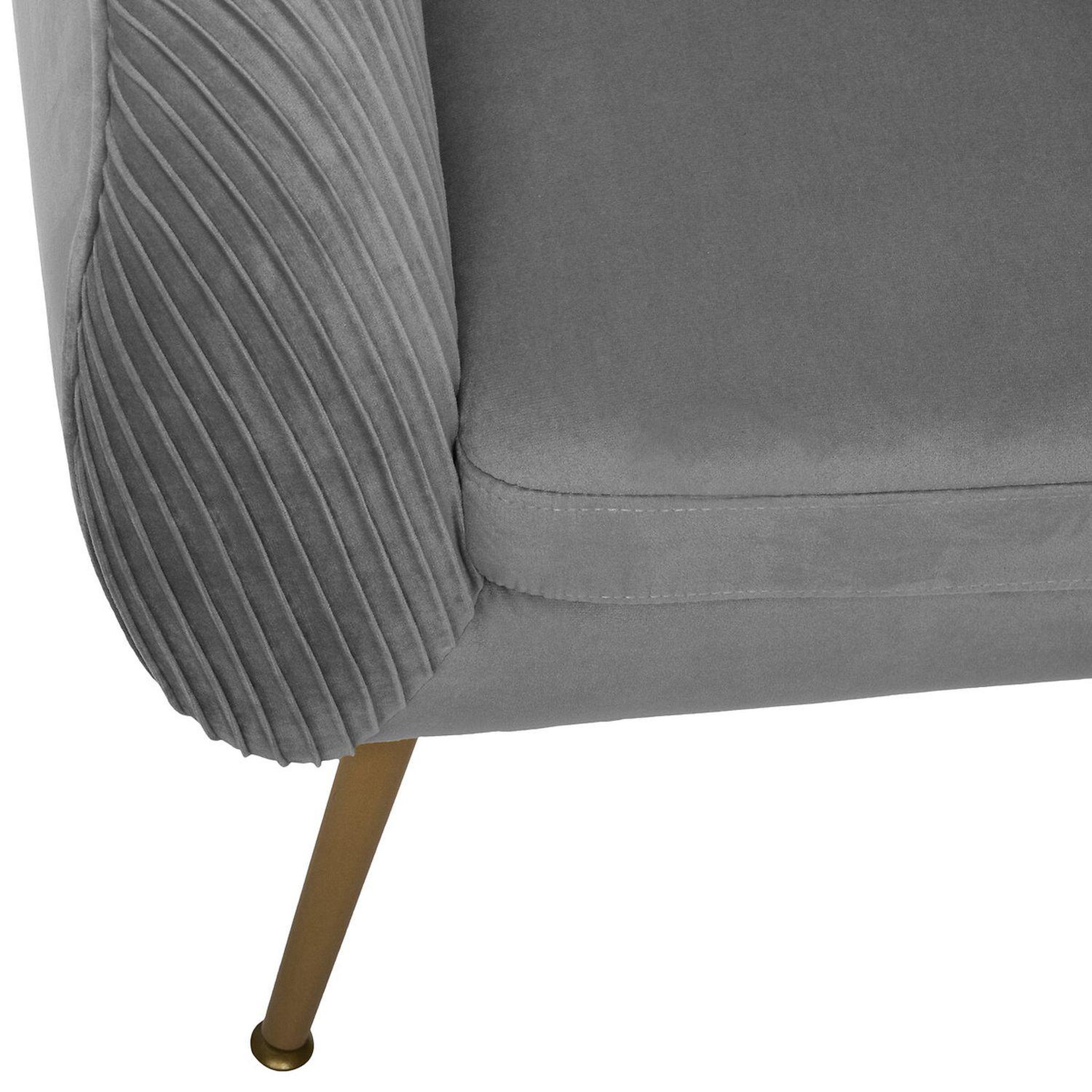 Voir la diapositive 3 : ATMOSPHERA Fauteuil en velours Solaro