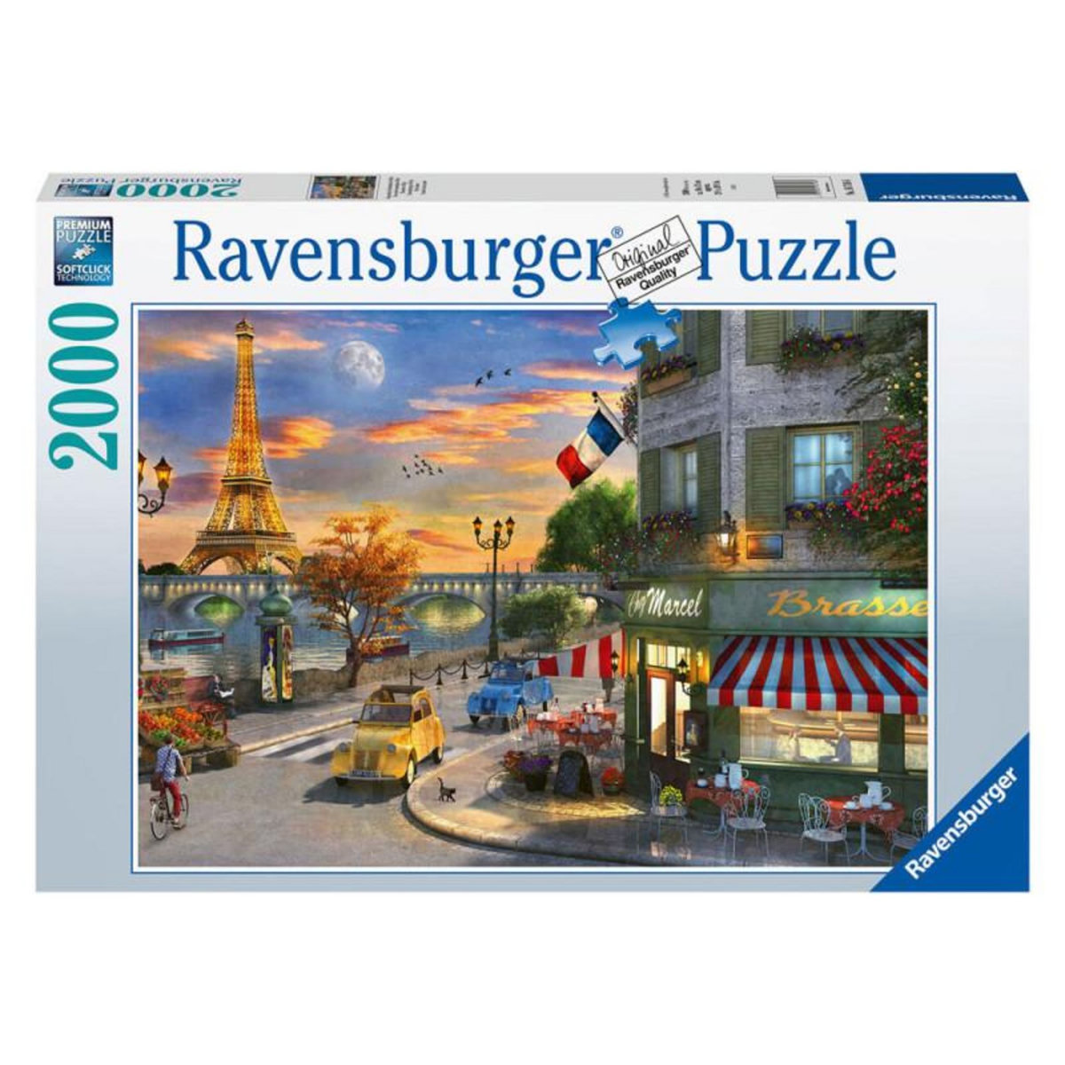 RAVENSBURGER Ravensburger - Jigsaw puzzle Romantic Evening in Paris, 2000 pcs. 167166