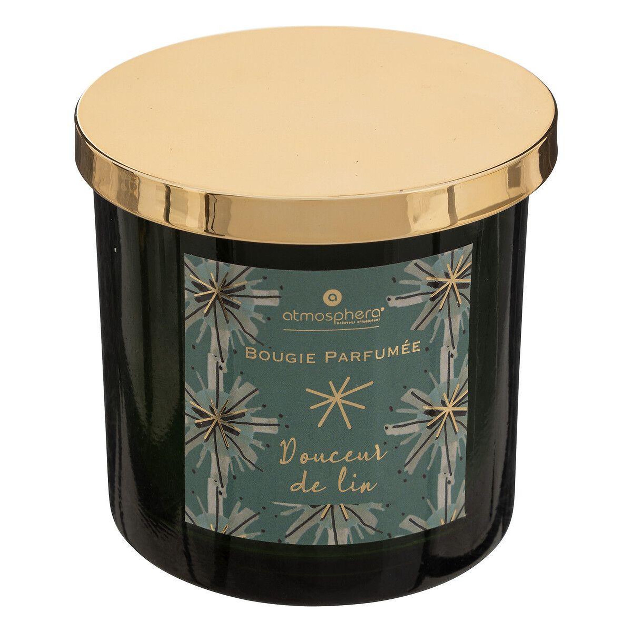 ATMOSPHERA Bougie parfumée  plum  400g douceur de lin