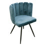 Voir la diapositive 2 : TOILINUX Lot de 2 Chaises design effet velours Ariel