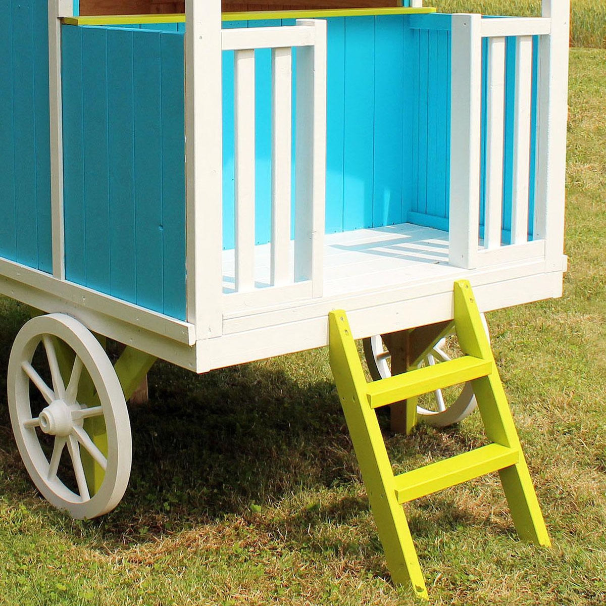 Soulet Cabane roulotte pour enfant - Bois - H2m - CARRY