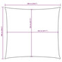 Voir la diapositive 6 : VIDAXL Voile de parasol tissu oxford carre 6x6 m terre cuite