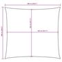 Voir la diapositive 6 : VIDAXL Voile de parasol tissu oxford carre 6x6 m terre cuite