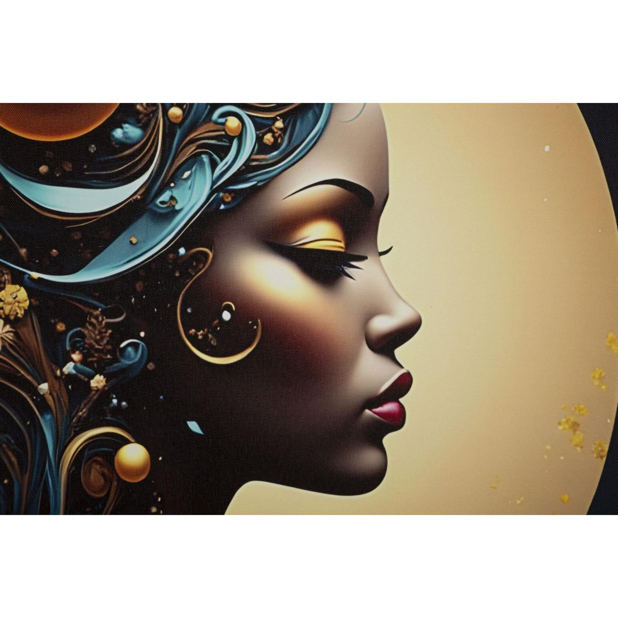 Voir la diapositive 4 : Paris Prix Tableau imprimé à led  minerva i  60x90cm multicolore