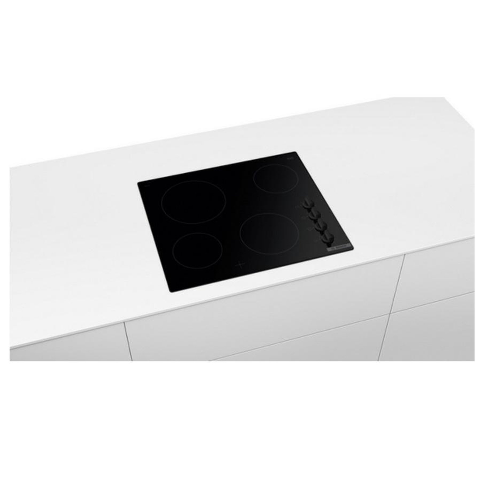 Voir la diapositive 4 : BOSCH Table de cuisson vitrocéramique 60cm 4 feux 6600w noir - pke611ca8e