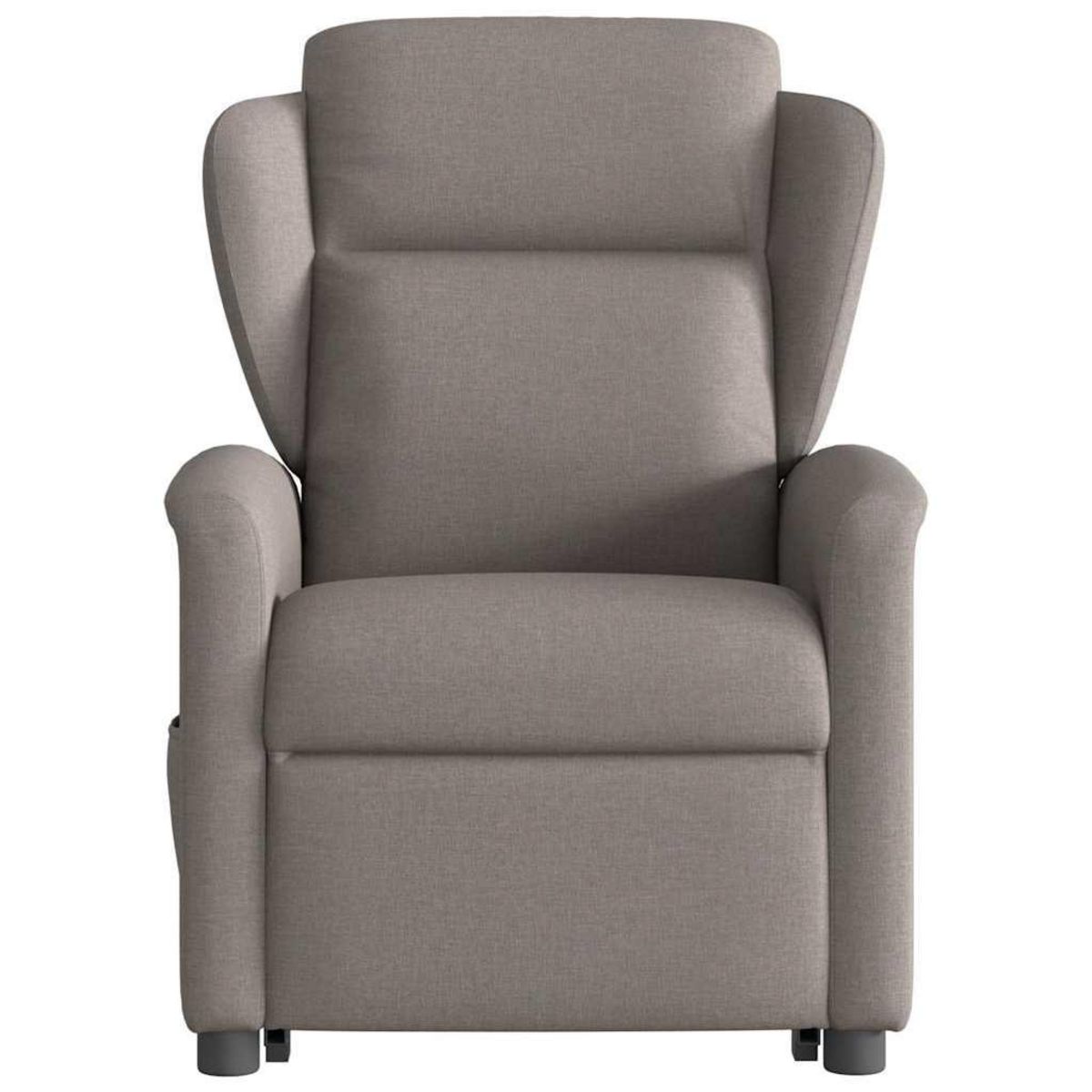 VIDAXL Fauteuil inclinable electrique taupe tissu