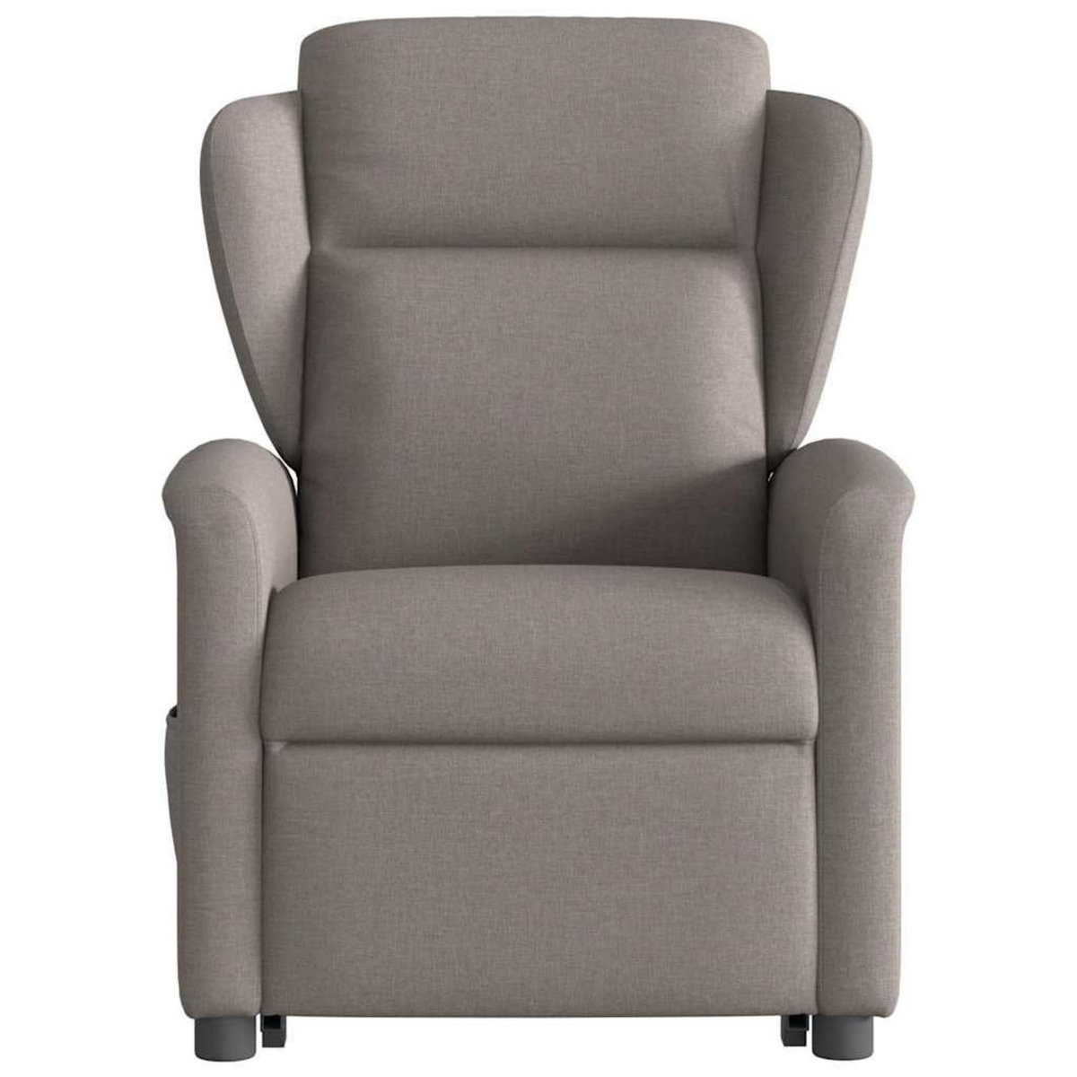 VIDAXL Fauteuil inclinable electrique taupe tissu