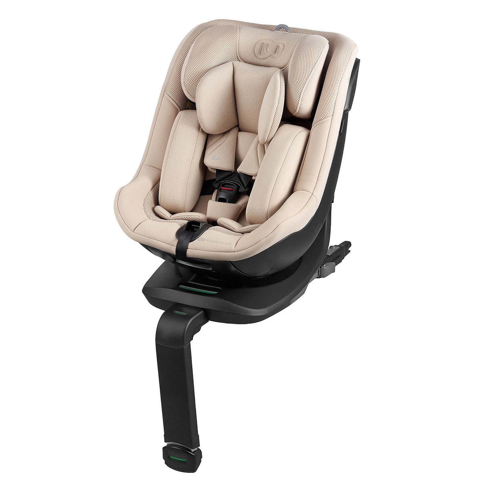 Voir la diapositive 1 : KINDERKRAFT Siège auto i-size avec rotation 360°, sécurité renforcée nouveau tissu
