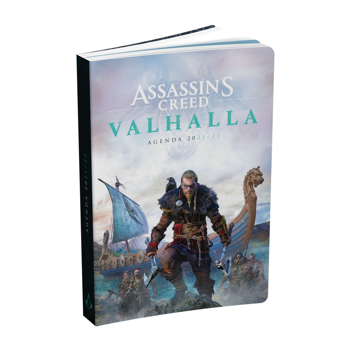 Agenda scolaire journalier Assassin's Creed personnage avec bateau 2021-2022