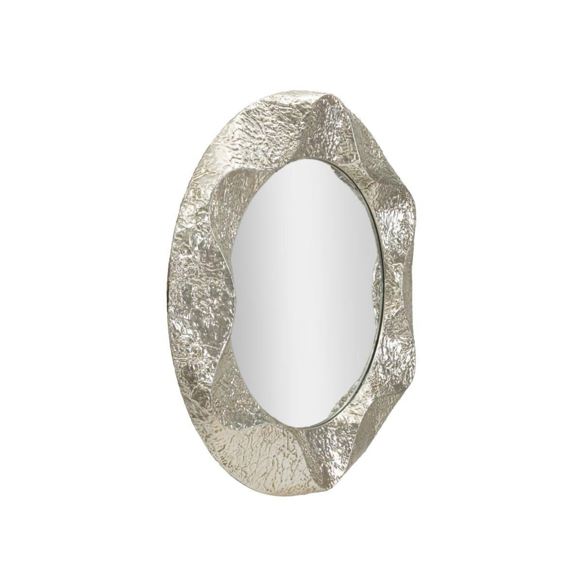 Paris Prix Miroir Rond Design  Argelux  104cm Argent