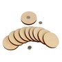 Voir la diapositive 3 : Artemio 10 magnets en bois à personnaliser