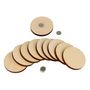 Voir la diapositive 3 : Artemio 10 magnets en bois à personnaliser