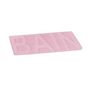 Voir la diapositive 2 : Paris Prix Tapis de Bain Microfibre  Relief  45x75cm Rose