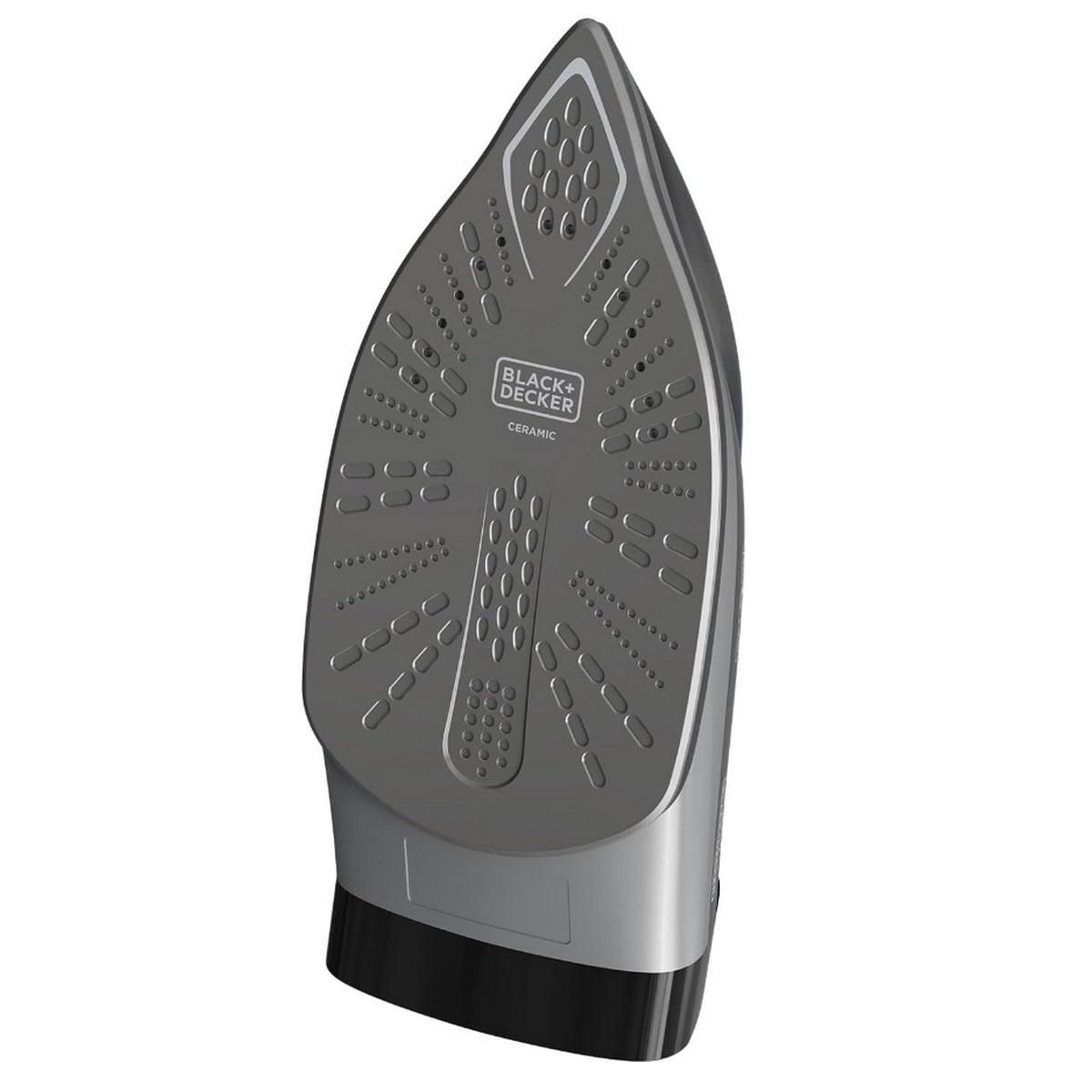 Black et Decker Centrale vapeur 3bars 120gr/min autonomie illimitée noir/bleu - BXSS2401E