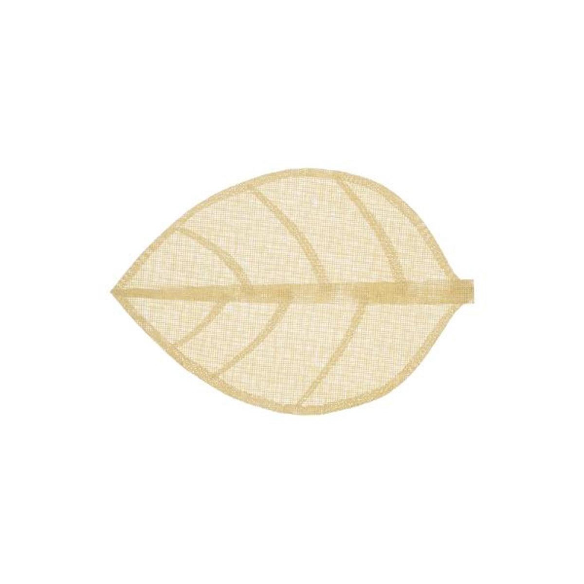 SECRET DE GOURMET Set de Table  Feuille  33x50cm Naturel