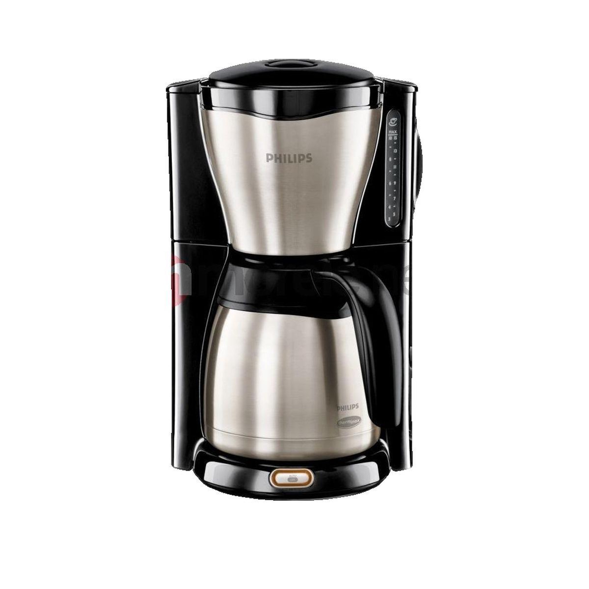 Voir la diapositive 2 : Philips Machine à café à filtre Philips 4051709394484 finition noire