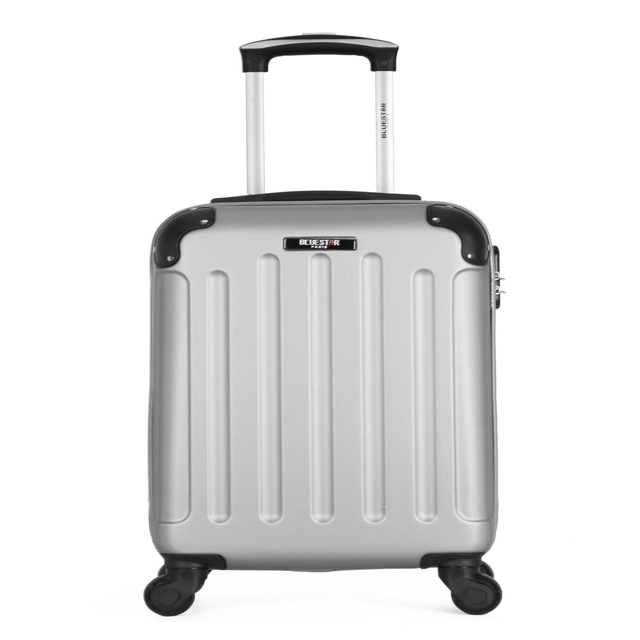 BLUESTAR BLUESTAR - Valise Cabine XS MADRID-E 50 cm 4 Roues. Coloris disponibles : Gris