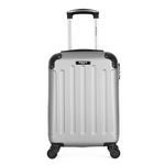 BLUESTAR BLUESTAR - Valise Cabine XS MADRID-E 50 cm 4 Roues. Coloris disponibles : Gris