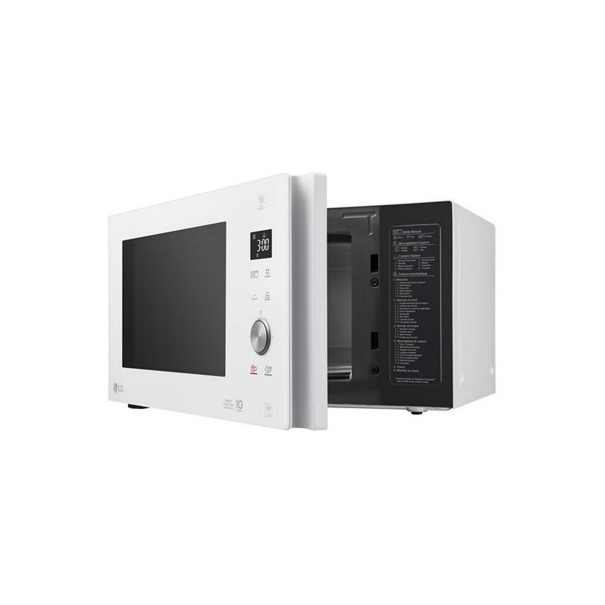 Voir la diapositive 3 : LG Micro-ondes gril 32l 1000w blanc - MH7265DDH