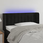 Voir la diapositive 1 : VIDAXL Tete de lit a LED Noir 93x16x78/88 cm Velours