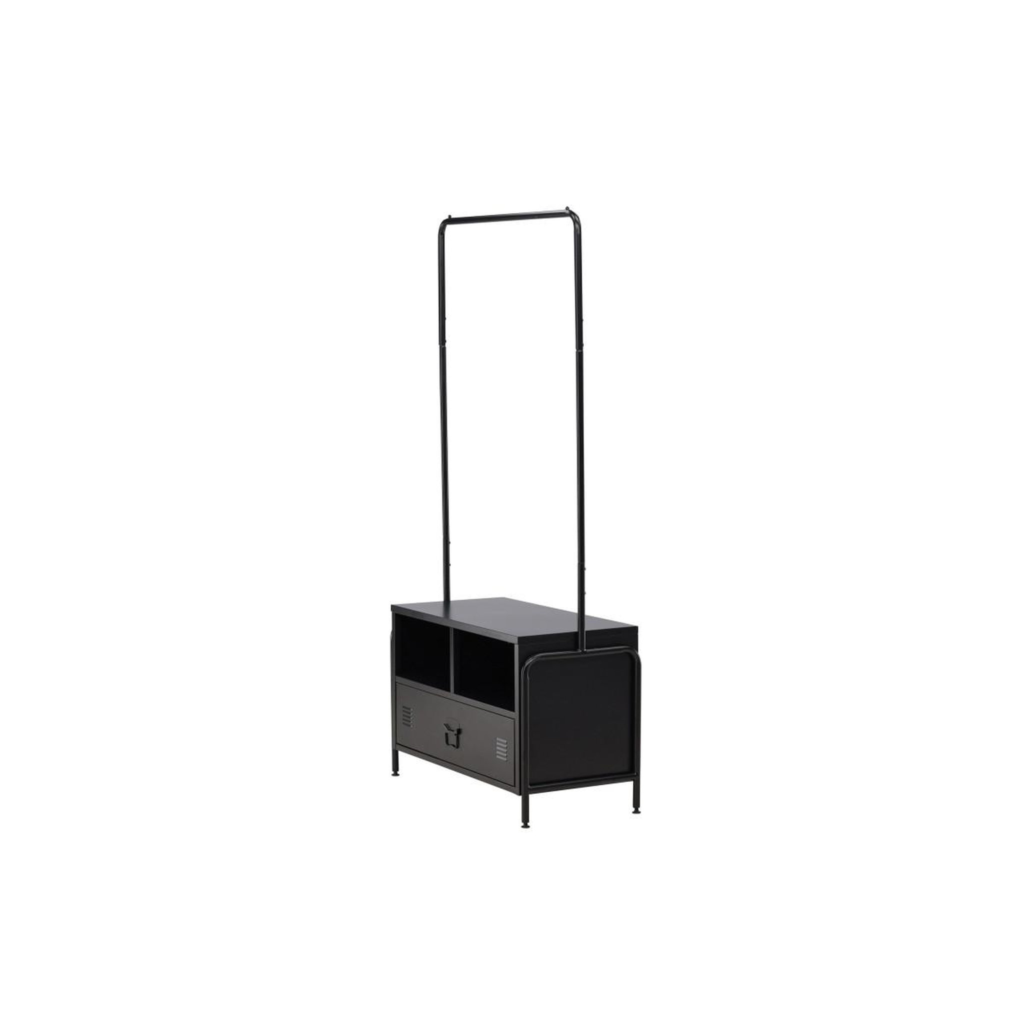 Voir la diapositive 6 : Paris Prix Portant à vêtement déco  quito  175cm noir