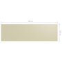 Voir la diapositive 5 : VIDAXL Ecran de balcon Creme 120x400 cm Tissu Oxford