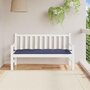 Voir la diapositive 1 : VIDAXL Coussin de banc de jardin bleu marine 150x50x7 cm tissu oxford