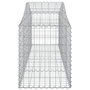 Voir la diapositive 5 : VIDAXL Paniers a gabions arques 40 pcs 200x50x60/80 cm fer galvanise
