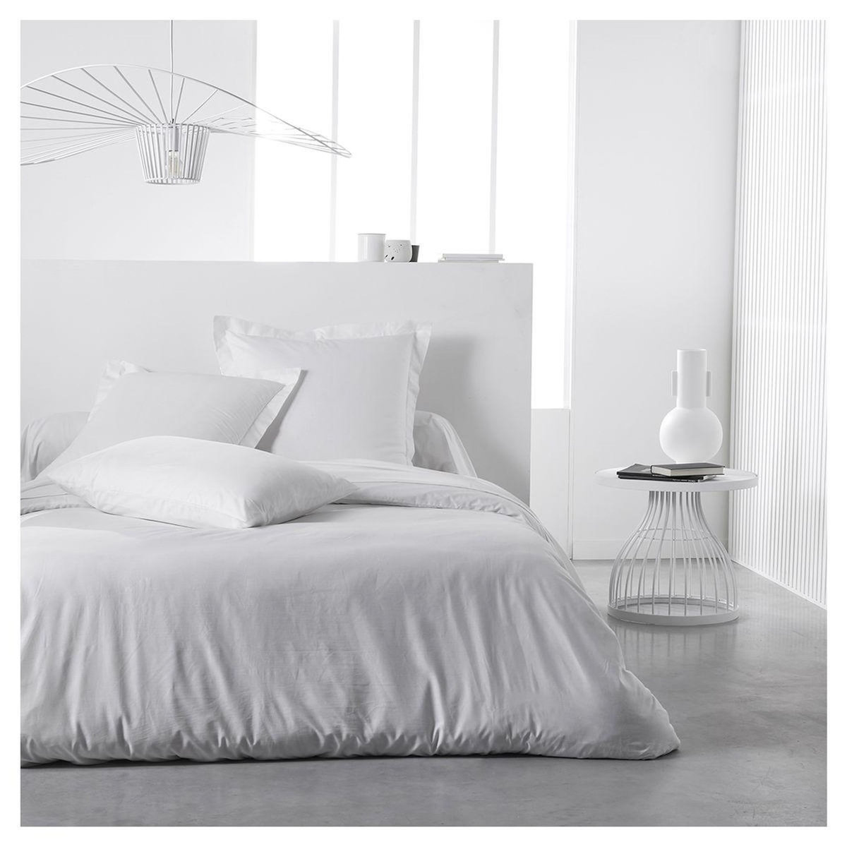 TODAY Housse de Couette unie en Coton 57 fils