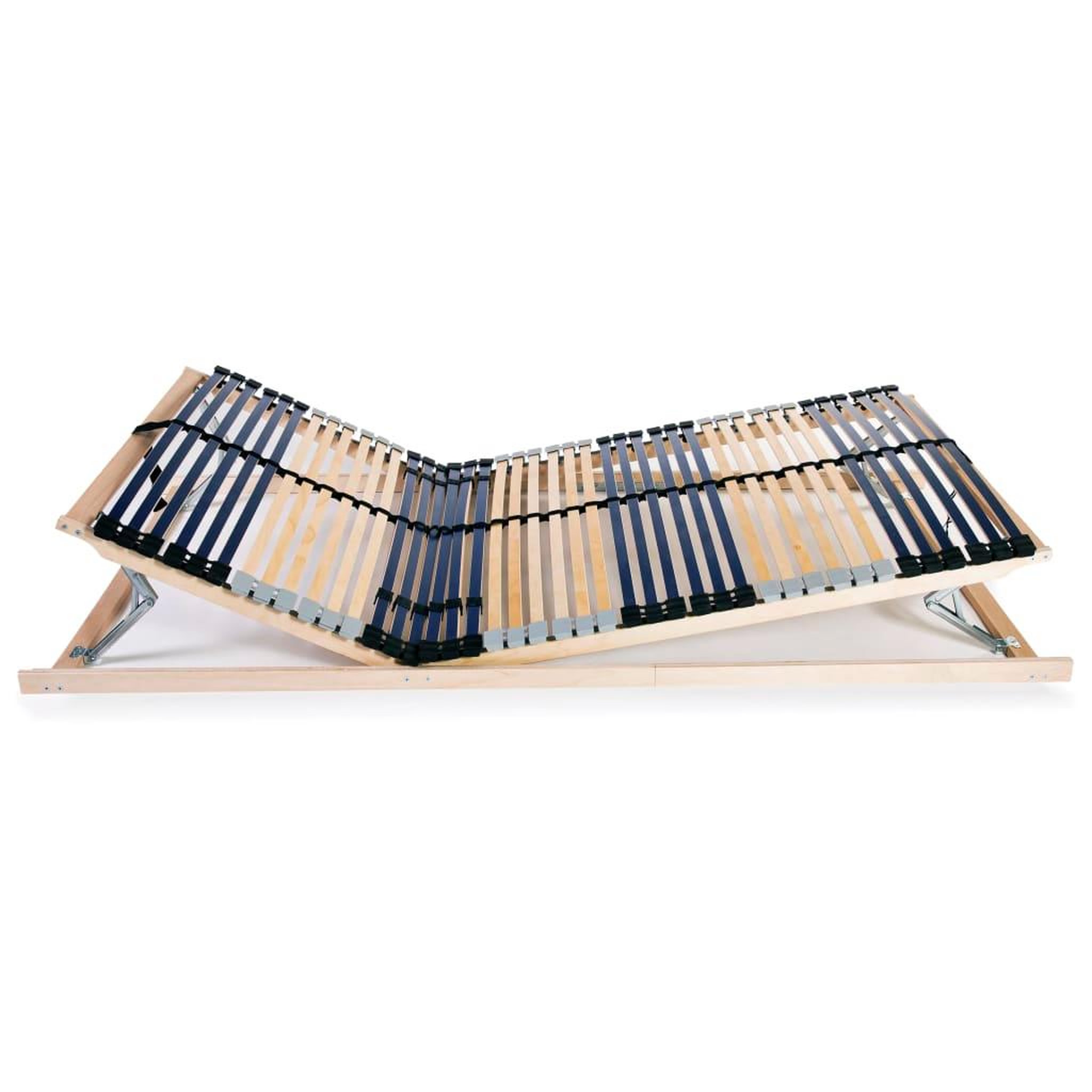 Voir la diapositive 3 : VIDAXL Sommier a lattes sans matelas avec 42 lattes 7 zones 140x200 cm