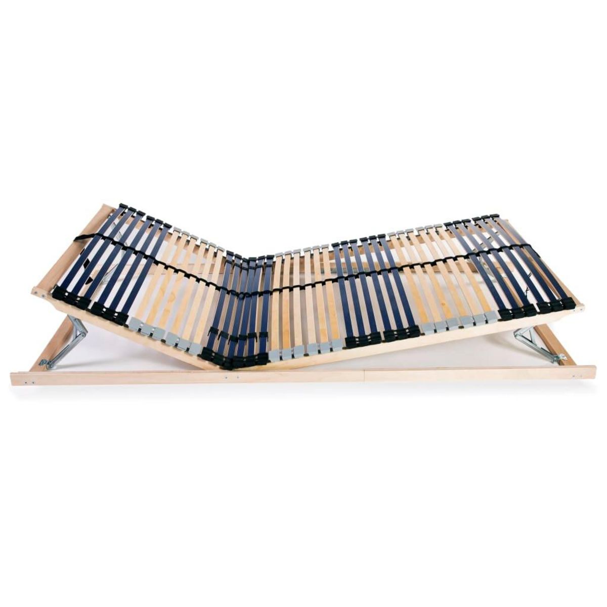 VIDAXL Sommier a lattes sans matelas avec 42 lattes 7 zones 140x200 cm