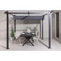 Voir la diapositive 4 : Paris Prix Pergola Avec Toit  Lazio  295cm Gris Foncé