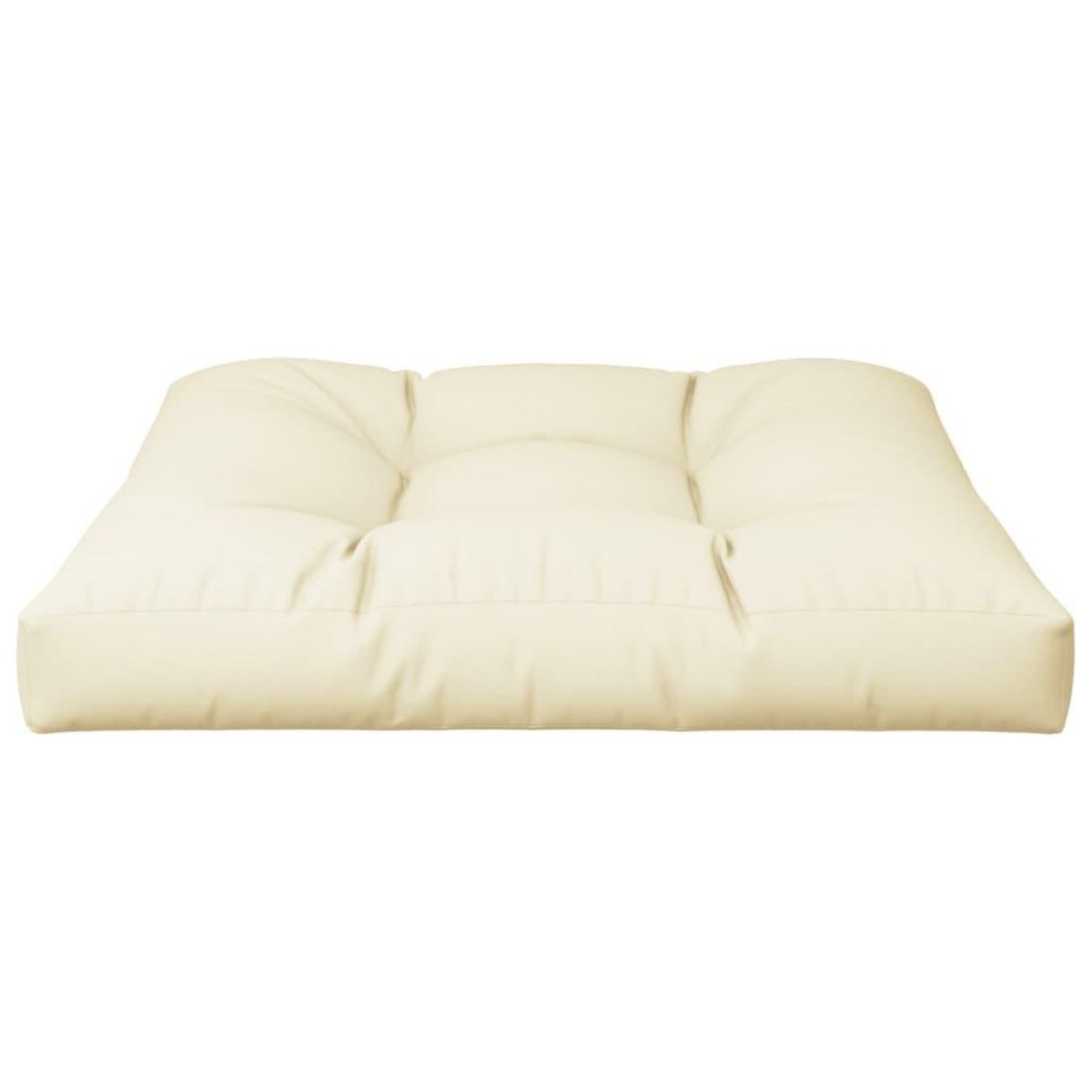 VIDAXL Coussin de palette creme 70x70x12 cm tissu
