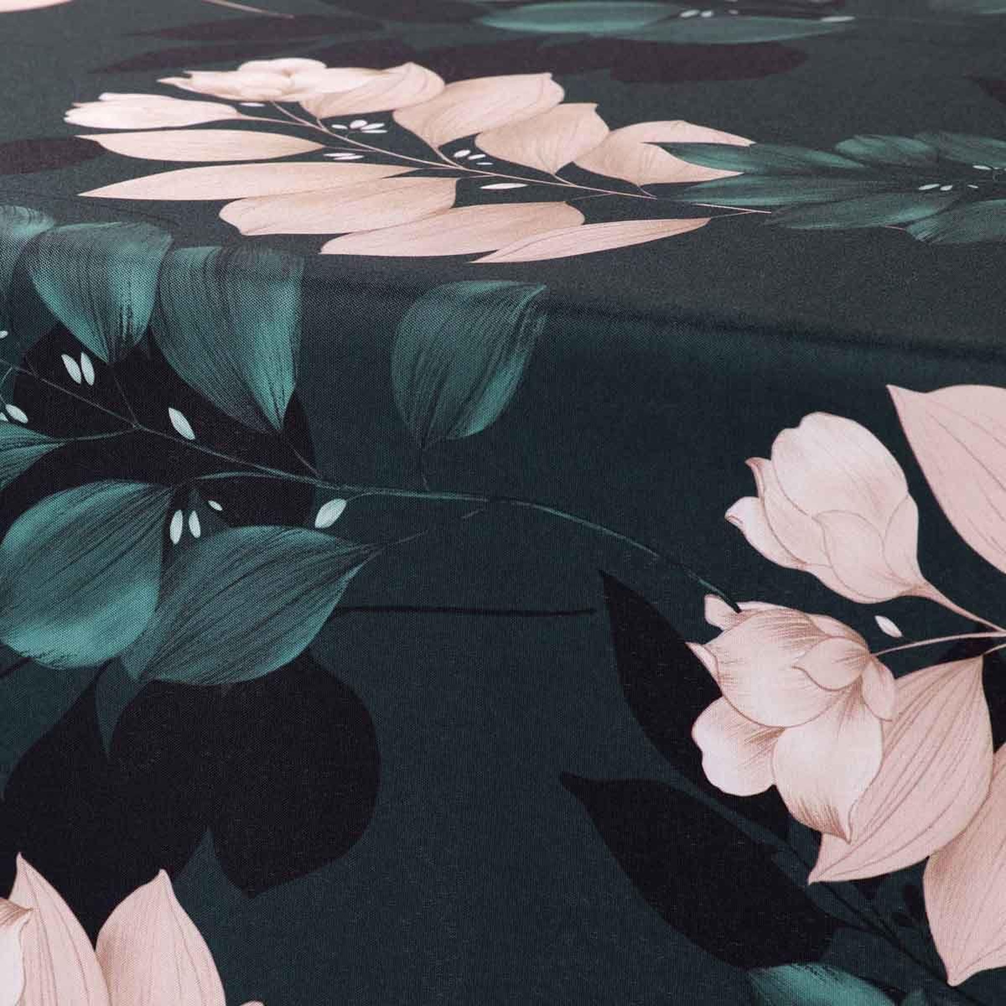 Voir la diapositive 2 : Douceur d'Intérieur Nappe imprimée  belline  150x240cm émeraude
