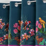 Voir la diapositive 2 : Paris Prix Rideau à Œillets  Exotic Paradise  140x240cm Bleu