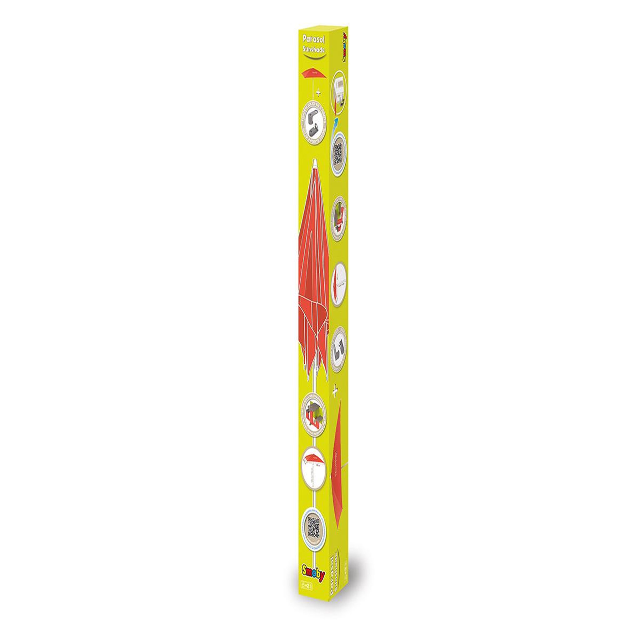 Voir la diapositive 4 : SMOBY Parasol pour table de pique-nique cabane - Smoby