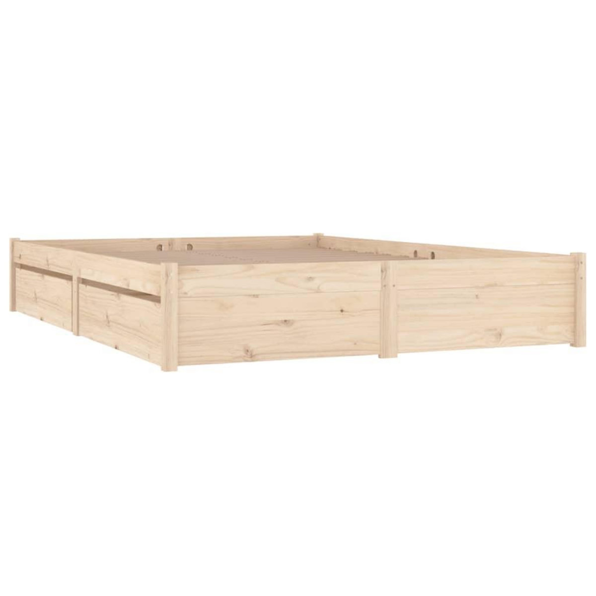 VIDAXL Cadre de lit sans matelas avec tiroirs 120x200 cm