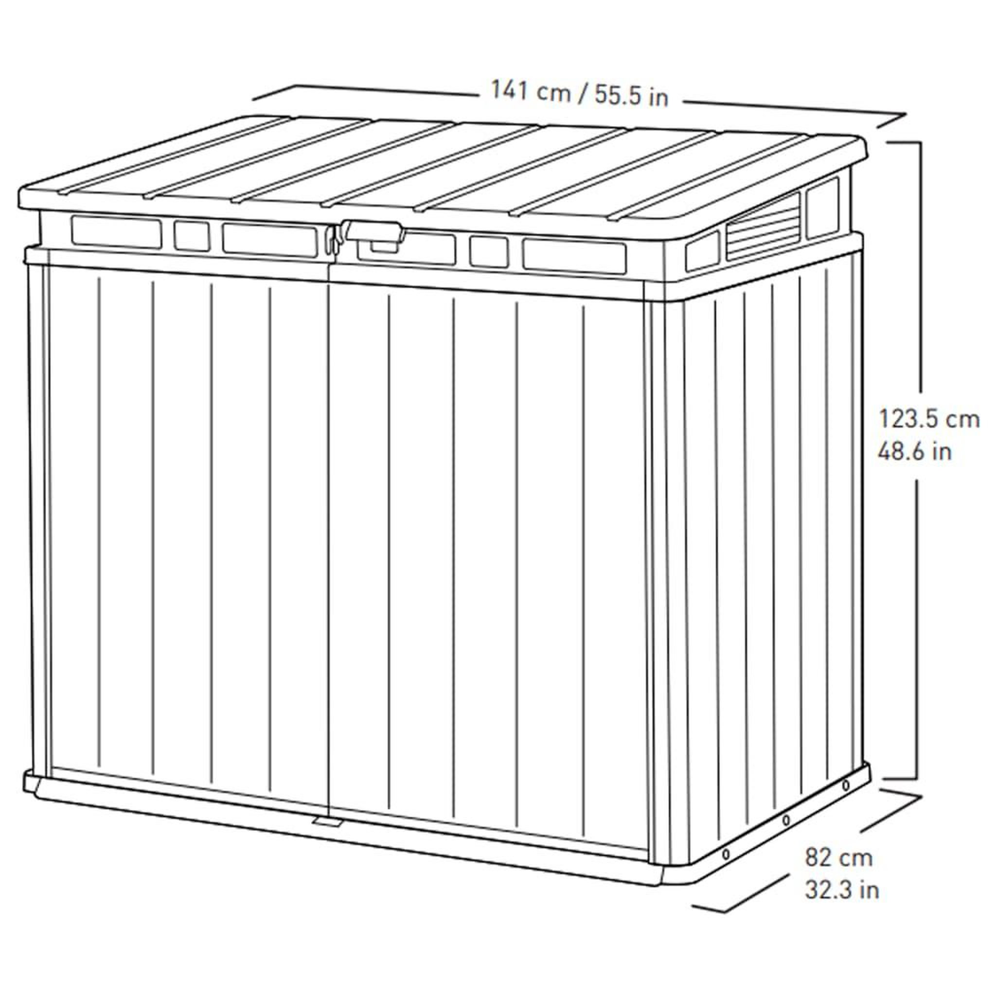 Voir la diapositive 6 : Keter Keter Abri Elite Store 1200 L