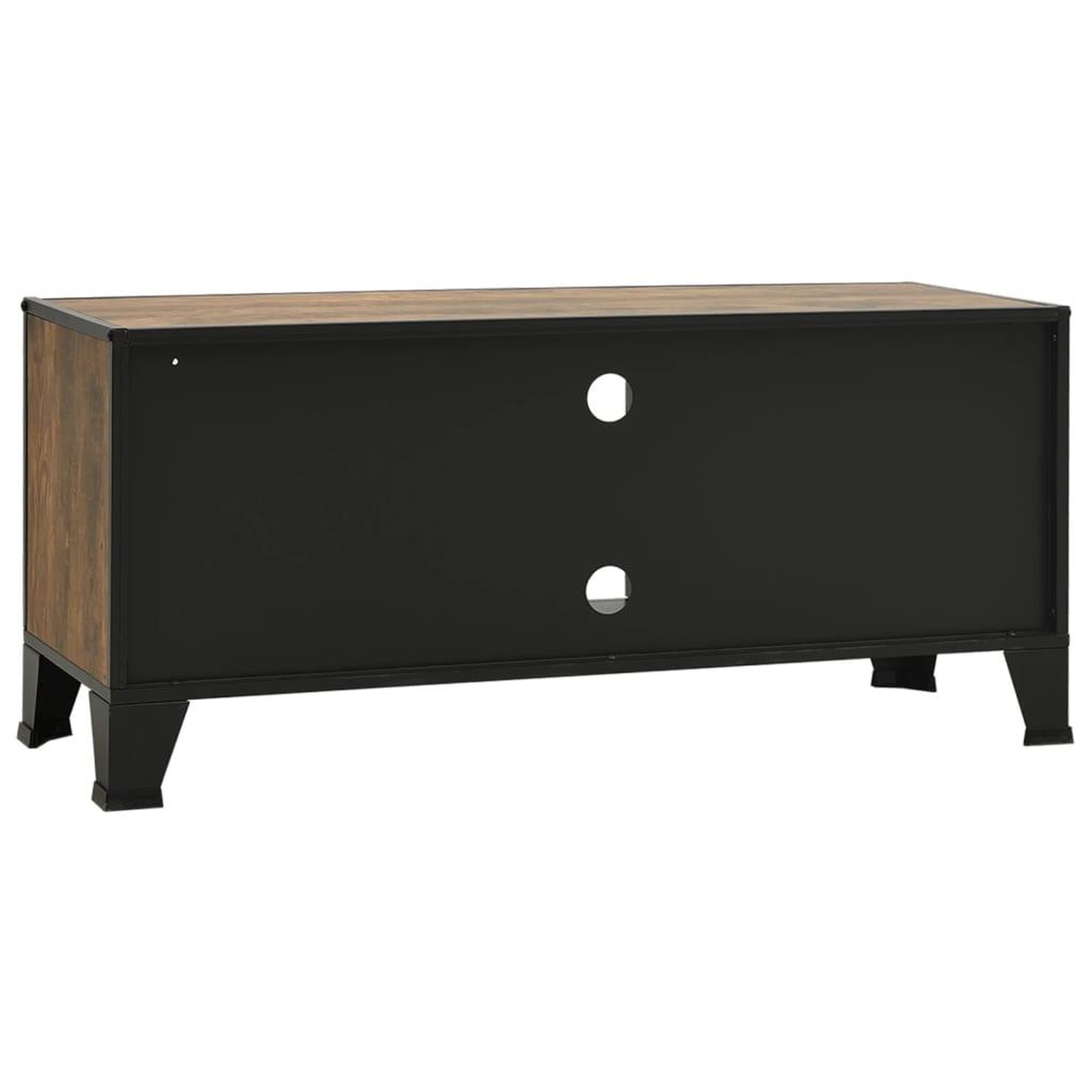 Voir la diapositive 5 : VIDAXL Meuble TV Marron rustique 105x36x47 cm Metal et MDF