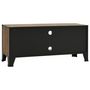 Voir la diapositive 5 : VIDAXL Meuble TV Marron rustique 105x36x47 cm Metal et MDF