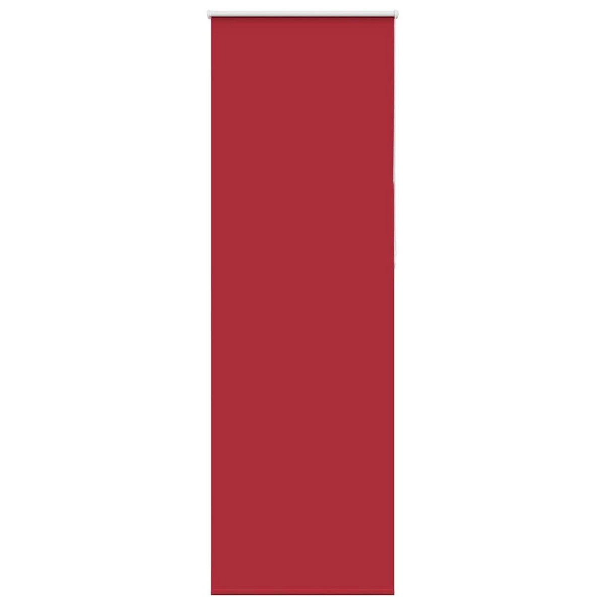 VIDAXL Store enrouleur occultant rouge largeur du tissu 65,7 cm